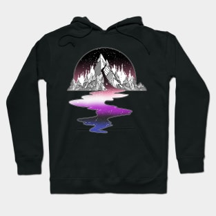 Genderfluid Mountain River Hoodie